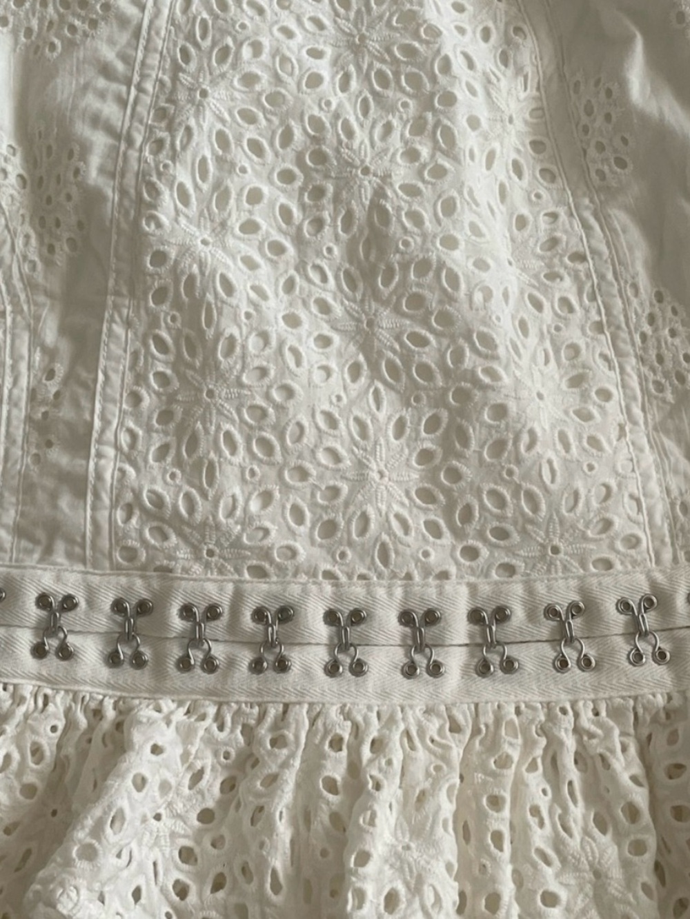 House of London White Eyelet Girls' Bottoms